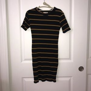 ZARA body con striped dress Sz: S